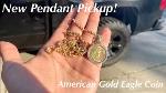 14K 2000 1/4 Oz $10 Eagle Coin Walking Liberty Pendant Yellow Gold Coin Yellow Gold